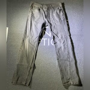 Levis 505 Jeans Men's 32x30 Straight Leg Gray Wash Zip Fly Cotton Denim Pants